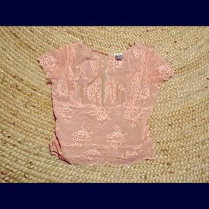 The cutest stretchy lace top you will ever see